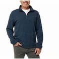 thumbnail image 2 of Dockers Men’s Classic Quarter - Zip Pullover - Color Blue - Size Small, 2 of 3