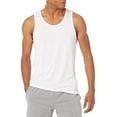 thumbnail image 1 of Essentials Men's Tech Stretch Tank T-Shirt, White, Large, 1 of 2