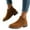 Brown, variant on Oyedens Women's Boots Fashion Casual Suede Low Heels Ankle Booties Non Slip Work Combat Boots for Women