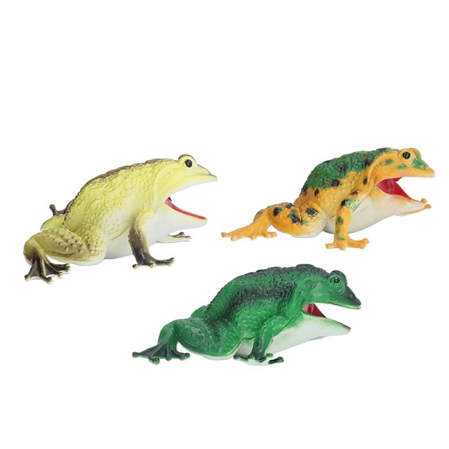 Rana de goma, juguetes de sapo, rana de simulación, juguetes de sapo para niños, juguetes de sapo, diseño elevado