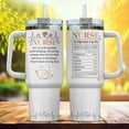 thumbnail image 2 of Funny Coffee Women Nursing Nurses For Week Cups Handle Tumblers White Straws Student Er, Nurse Gifts, Tumbler 40 Oz With Handle Lid And Straw, Nurse Encourage Nutrition Facts, 2 of 6
