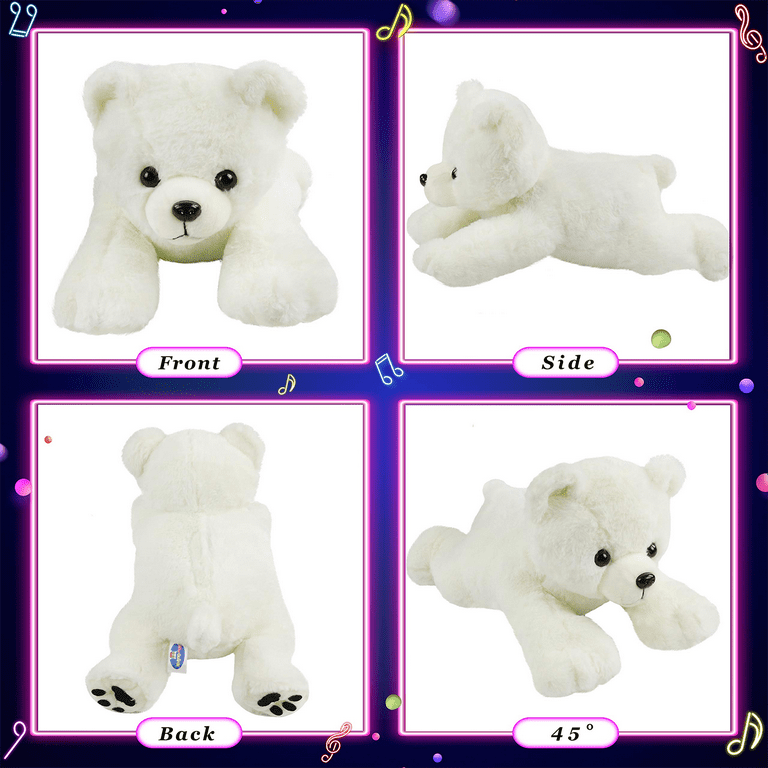 valentine's day polar bear stuffed animal