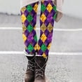 thumbnail image 3 of DDAPJ pyju Mardi Gras Outfit for Women, Mardi Gras Leggings Tuesday Carnival Mask Graphic Tights High Waisted Stretchy Casual Workout Yoga Pants Multicolor XL, 3 of 6