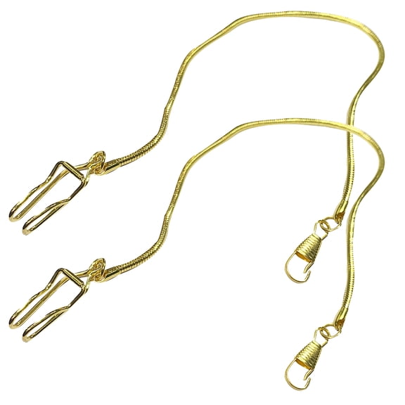Amosfun Custom Pocket Watch Chain Sturdy Metal Waistcoat Chain For Men Decorative Accessories