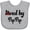 AC-Heather Grey, variant on Inktastic Loved by Pop Pop Boys or Girls Baby Bib