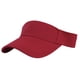 thumbnail image 5 of Qarigey Sombrero de sol ajustable para mujer - Gorra deportiva de poliéster informal absorbente de sudor de tela transpirable Park Red Rojo 2Conjunto, 5 of 6