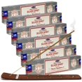 thumbnail image 1 of Trumiri Incense Stick Holder Bundle with Satya Nag Champa Silver Spirit 15g Incense Sticks - Pack of 6 (approx 90 Sticks), 1 of 3