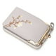 thumbnail image 2 of Bolso Bandolera de Piel para Mujer - Cartera Pequeña Tipo Bandolera con Bolsillo para Teléfono, Múltiples Ranuras para Tarjetas y Compartimentos con Cremallera, Correa Ajustable, 18 X 11 X 5 Cm, 2 of 6