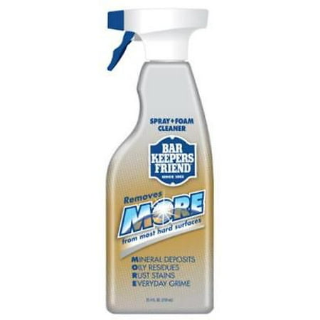 NEW 2PK 25.4 OZ Bar Keepers Friend Spray Foam Cleaner For Removing Mineral