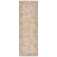 thumbnail image 2 of Safavieh Courtyard Daniel Oriental Indoor/Outdoor Runner Rug, Natural/Brown, 2'3" x 6'7", 2 of 11