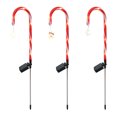 thumbnail image 2 of LEFTHIGH Home Outdoor Christmas Decorations, Candy Bar Solar Cane Lamp, Outdoor Christmas Decorations, Courtyard, Party, Christmas Decorations 3 Pack Christmas Ornaments, 2 of 2