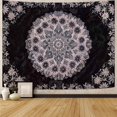 thumbnail image 3 of Gojian Boho Floral Mandala Tapestry Wall Hanging Pink Bohemian Flower Medallion Tapestry Aesthetic Watercolor Hippie Indian Small Tapestries for Bedroom Living Room Dorm Decor, 3 of 6