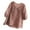 Pink, variant on yunLCZ Ladies Blouse Discounted Linen Shirts For Women Summer 2025 Retro Embroidered 3/4 Sleeve Tops Loose Casual Boho Cute Blouses Trendy Office casual blouse with leggings