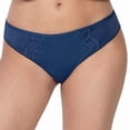 thumbnail image 2 of Tanga Vassarette para Dama, con Mix de Telas Encaje, Satín y Microfibra Azul Talla TG, 2 of 4
