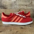 thumbnail image 1 of Adi-das Gazelle Mens Size 13 Red Canvas Casual Soccer Comfort Shoe Q23106 NEW, 1 of 6