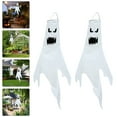thumbnail image 2 of Shisuyan Décoration d'Halloween en Forme de Fantôme Polyester 2 Pcs 47.2x23.6 Po, 2 of 8
