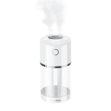 AWLYLNLL Humidifiers for Bedroom, 520mL Cool Mist Humidifier for Baby, Small Air Humidifier, White
