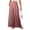 Pink, variant on Women's Ombre Gradient Palazzo Pants, High Waisted Wide Leg Long Trousers with Pockets, Casual Summer Beach Flowy Skirt Pants