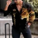 thumbnail image 3 of Camisa de solapa de traje para hombre, patrón creativo, moda informal, suave, cómoda, material transpirable, primavera y verano 2024, nueva oferta caliente, 3 of 5