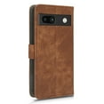 thumbnail image 4 of SaniMore for Google Pixel 6A Premium PU Leather Case, [RFID Blocking] Card Holder Magnetic Wallet Cover with Practical Bracket + Detachable Wrist Strap Shockproof Protective Shell, Brown, 4 of 8