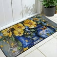 thumbnail image 2 of ONETECH Flowers Butterfly Door Mats Non-Slip Durable Entrance Mat for Home Entrance Outside Entry 19.68*47.24 in, 2 of 6