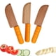 thumbnail image 1 of Cuchillo de madera para niños de 3 piezas, cuchillo para cortar cuchillos para niños, cuchillos para cocinar, herramienta de cocina para niños de 2 a 10 años, 1 of 5