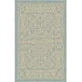 thumbnail image 1 of Unique Loom Botanical Collection Tapis Traditionnel Floral Transitionnel d'Intérieur et Extérieur, 2' x 3', Bleu Clair/beige, 1 of 5