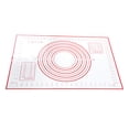 thumbnail image 2 of Alfombrilla de silicona para hornear de 40x60cm, almohadilla antideslizante para hornear, alfombrilla para enrollar masa, herramienta de cocina para repostería (rojo), 2 of 8