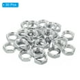 thumbnail image 3 of Uxcell M14x1.0 Steel Hex Nuts 30 Pcs Metric Thread Zinc Plated Finished Hardware Nuts Screw Bolt Fasteners 7mm Tall, 3 of 5