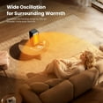 thumbnail image 6 of WAA 1500W Oscillating Space Heater Fast Heating,5 Modes,Remote & 24H Timer (Home/Office/Bedroom), 6 of 7