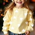thumbnail image 1 of Blusas y camisas de manga larga con cuello redondo Estampado para niños Estampado de manga larga Casual Suelto Forro polar para mayor calidez Sudadera con capucha de manga larga con cuello redondo par, 1 of 6