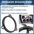 thumbnail image 3 of Anillo Espaciador de Altavoz Único Bargains Adaptador de Altavoz Tweeter para Fiat Grande Punto 2 Pcs, 3 of 7