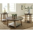 thumbnail image 2 of Bowery Hill Wood Occasional Table in Multi-Color (Set of 3), 2 of 6
