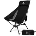 thumbnail image 1 of Silla de camping OneTigris Tigerblade con respaldo alto y diseño de almohada, 1 of 7