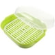 thumbnail image 4 of 1 vaporera para bollos al vapor, horno microondas, caja especial, vaporera de cocina, se calienta para la cocina (verde), 4 of 6
