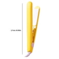 thumbnail image 2 of Pelo Liso Clip Pequeño PTC Calefacción Mini Rizador Portátil Peinado amarillo, 2 of 7