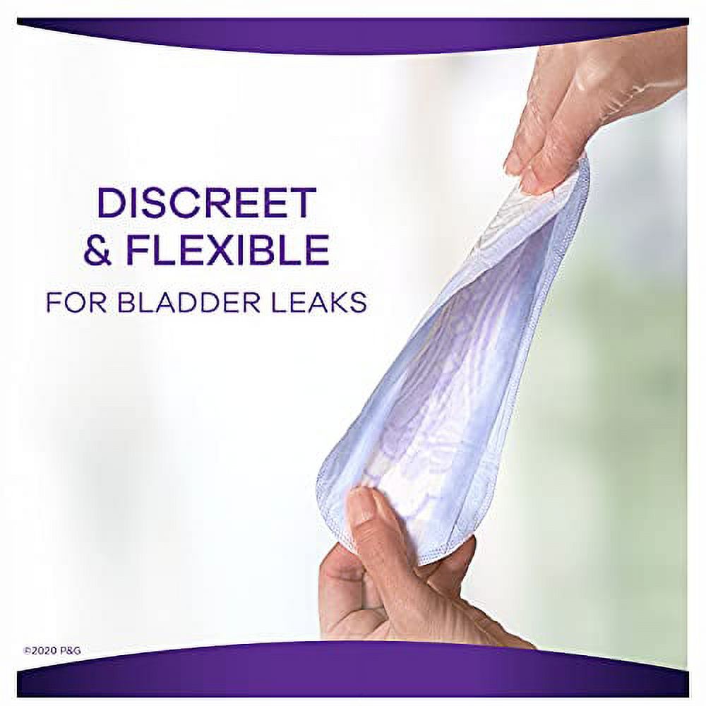 Always Discreet, Incontinence & Postpartum Liners For Women, Size 2, Very Light Absorbency, Long Length, 44 Count X 3 Packs (132 Count Total)