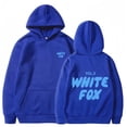 thumbnail image 1 of 2024 nuevo WHITEFOX letras delanteras y traseras estilo europeo y americano Sudadera con capucha serie invierno polar suelto, 1 of 5