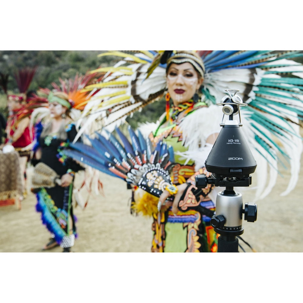 Zoom H3-VR 360° Audio Recorder Records Ambisonics with Accessories