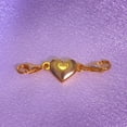 thumbnail image 6 of 14K Gold Plating Heart Necklace Clasps Closures,925 Sterling Silver Double Lobster Clasp Jewelry Clasps for Necklaces Bracelet Extension Chain, 6 of 6