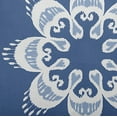 thumbnail image 2 of Simply Daisy 14 in x 20 in French/Country Blue Medallion Polyester Decorative Lumbar Pillow, 2 of 3