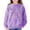 Purple, variant on DJDLJWCJ Big Girls Crewneck Sweatshirts Fleece Lined Pullover Relaxed Fit Soft Winter Warm Long Sleeve Tops Black Size 3-4Years