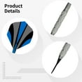 thumbnail image 3 of 3 Pcs Soft Tip Darts Set, Iron Darts with Aluminum Shafts and Plastic Tips, Blue and Silver Design, 3 of 5