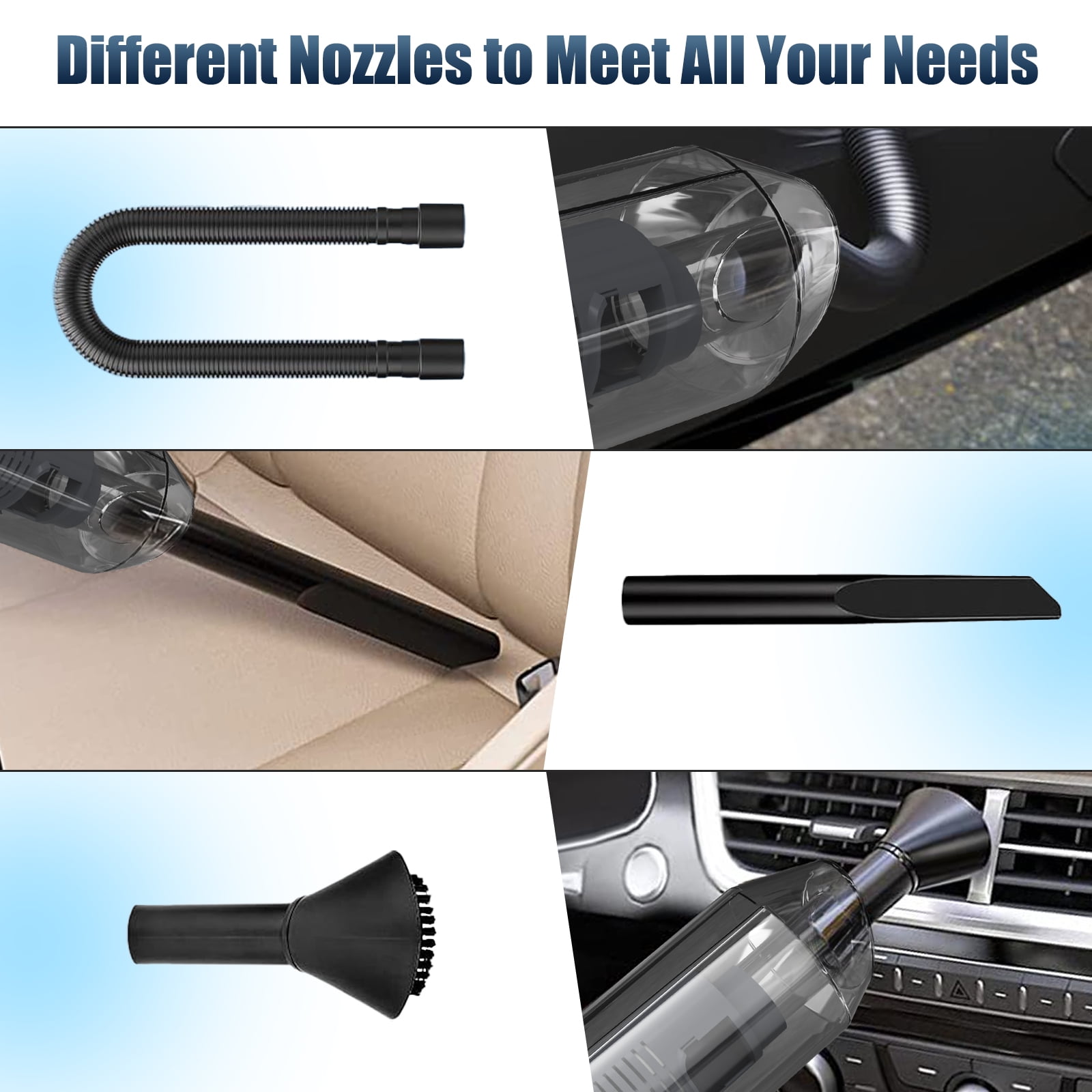 ATUPEN Car Vacuum Cleaner, 9000 PA Handheld Vacuum Cordless Car Dusters Home Office Sofa Pet Hair