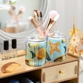 thumbnail image 6 of Tropical Fishes Water Plant Starfishes Cartoon Translucent Plastic Cans Storage Canisters with Lid Set of 2, 6 of 7