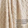 thumbnail image 2 of CREVENT Home Decor Rústico Sofá Silla Cama Manta, Suave, Cálida y Ligera en Primavera Verano (50''X60'' Beige/Marfil), 2 of 5