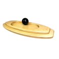thumbnail image 1 of amagogo Balance Training Board Wobble Workout Equipment Professional Strong Roller Board Wood Color, 1 of 10