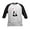 Black/White, variant on CafePress - I Heart Pandas Baseball Jersey - Kids Cotton Baseball Jersey, 3/4 Sleeve Shirt