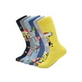 thumbnail image 3 of SpongeBob Men's 6-Pack Crew Socks, Sock Size 10-13, 3 of 5