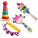 thumbnail image 1 of Juguetes de instrumentos musicales para niños, juego de instrumentos de percusión de madera, juguetes para bebés, regalo para niños pequeños Namotu LL-0852, 1 of 5